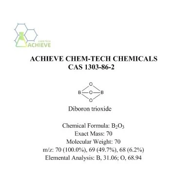 Boron trioxide structure CAS 1303-86-2 | Shaanxi BLOOM Tech Co., Ltd Boron trioxide structure CAS 1303-86-2 | Shaanxi BLOOM Tech Co., Ltd