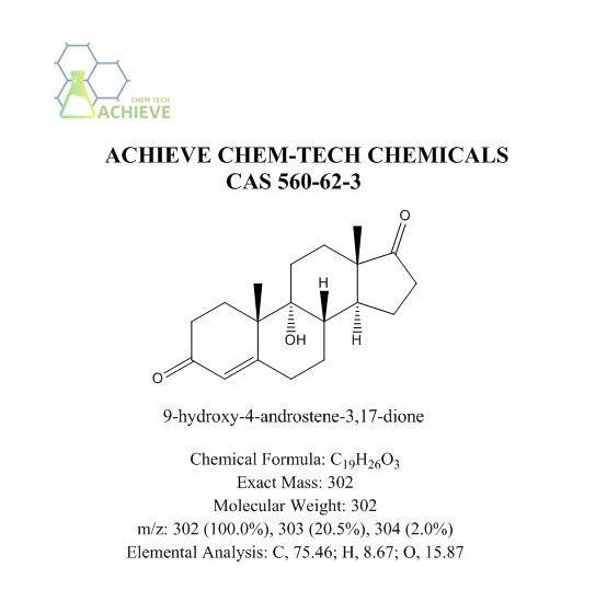 9-hydroxy-4-androstene-3,17-dione | Shaanxi BLOOM Tech Co., Ltd 9-hydroxy-4-androstene-3,17-dione | Shaanxi BLOOM Tech Co., Ltd