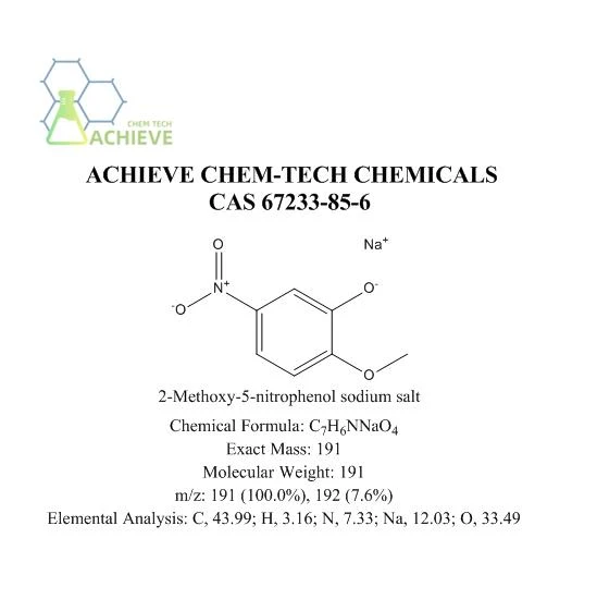 2-Methoxy-5-Nitrophenol Sodium Salt CAS 67233-85-6