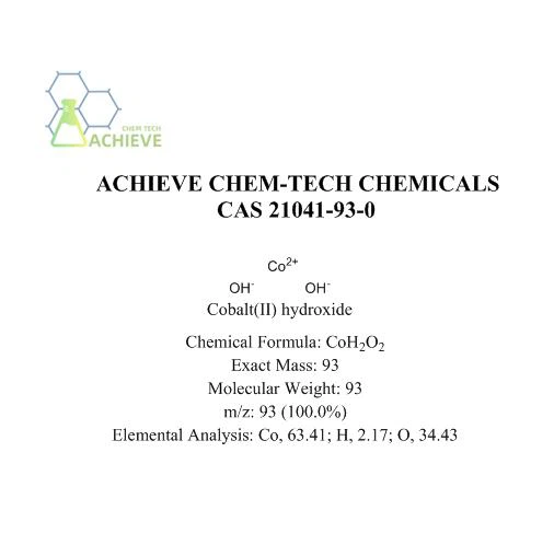 Cobalt (ii) hydroxyde cas 21041-93-0