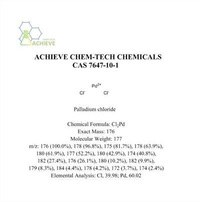 Chlorure de palladium CAS 7647-10-1