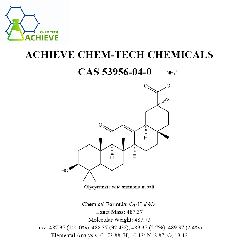 Glycyrrhizic Acid Ammonium Salt CAS 53956-04-0