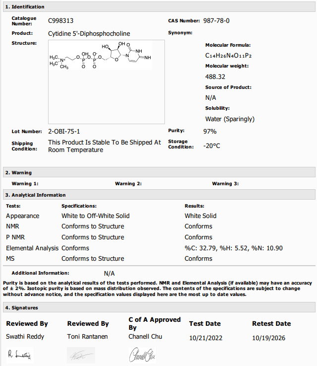 CDP choline Bulk | Shaanxi BLOOM Tech Co., Ltd CDP choline Bulk | Shaanxi BLOOM Tech Co., Ltd