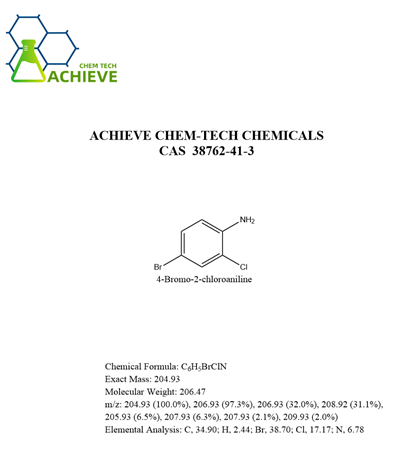 4-Bromo-2-chloroaniline CAS 38762-41-3