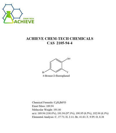 4-Bromo-2-fluorophénol CAS 2105-94-4