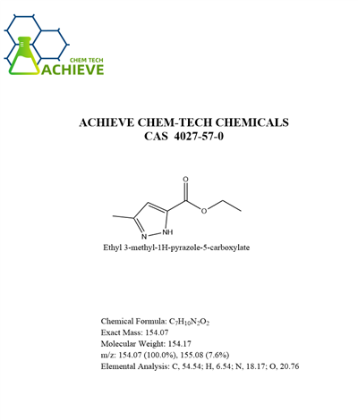 3-méthyl-1H-pyrazole-5-carboxylate d'éthyle CAS 4027-57-0
