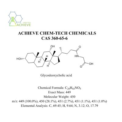 Acide glycodésoxycholique CAS 360-65-6